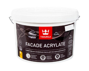 Краска фасадная Facade Acrylate 9 л цвет белый